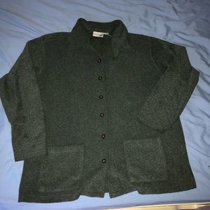 Green cozy jacket